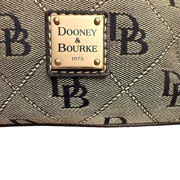 Dooney & Bourke Gray and Black Messenger Bag - Picture 2 of 15